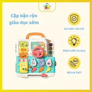 Đồ chơi cặp bận rộn giáo dục sớm cho bé