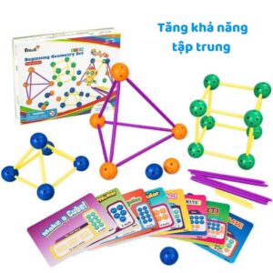 Bộ đồ chơi lắp ráp khối xây dựng 3D