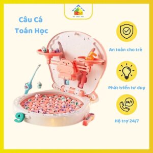 Câu cá toán học bàn cân số 4 in 1 Bé Chơi Vui bộ đồ chơi giáo dục thông minh