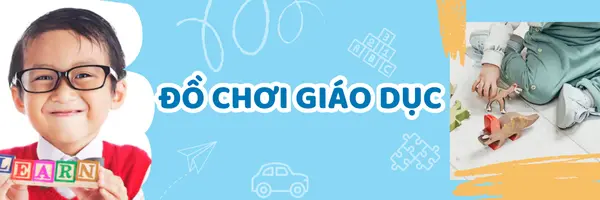 Banner danh mục đồ chơi bé chơi vui